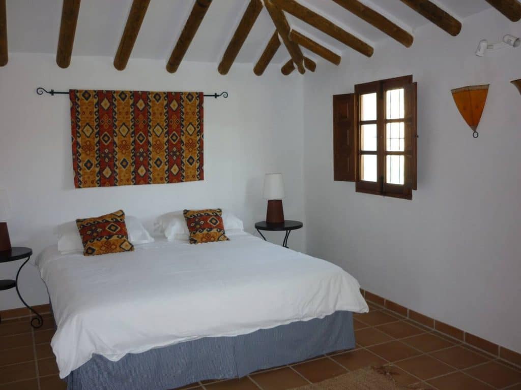 Main bedroom, Casita Perdiz - can also be made up into single beds